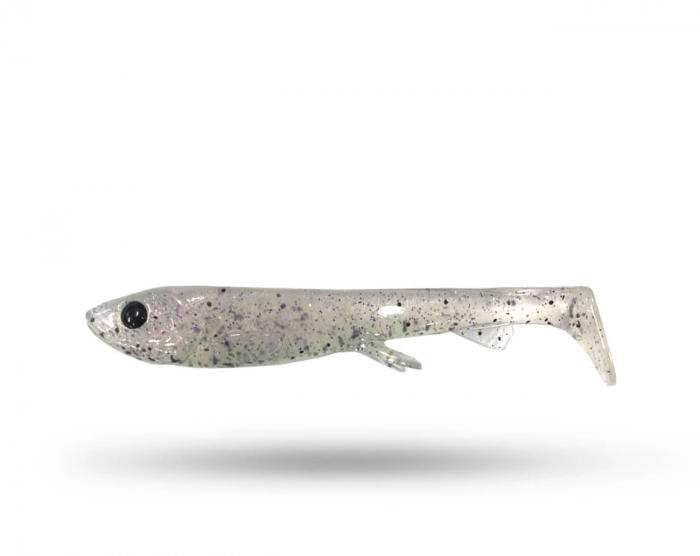 Wolfcreek Shad Jr Old School - Clear Purple HighLight Black Peppar i gruppen Fiskedrag / Gäddjiggar hos Örebro Fiske & Outdoor AB (WC ShadJr Old Purple High)